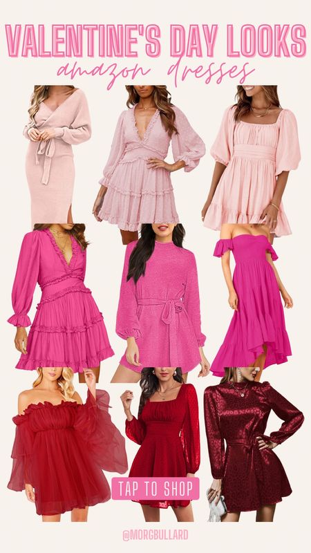 Valentines Day Outfit | Valentines Day Dresses | Pink Dresses | Red Dresses 

#LTKunder50 #LTKstyletip #LTKSeasonal