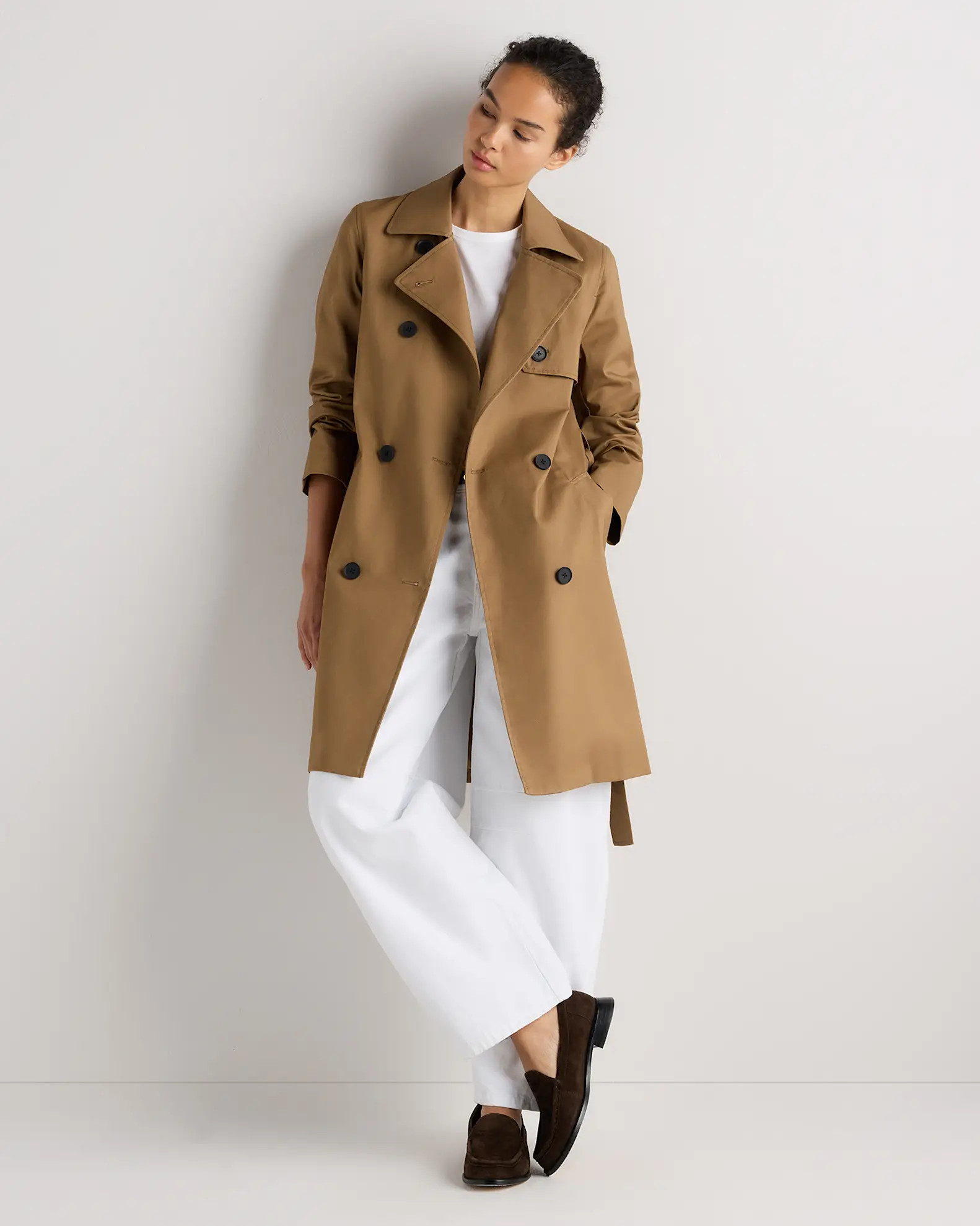 Comfort Stretch Trench Coat | Quince