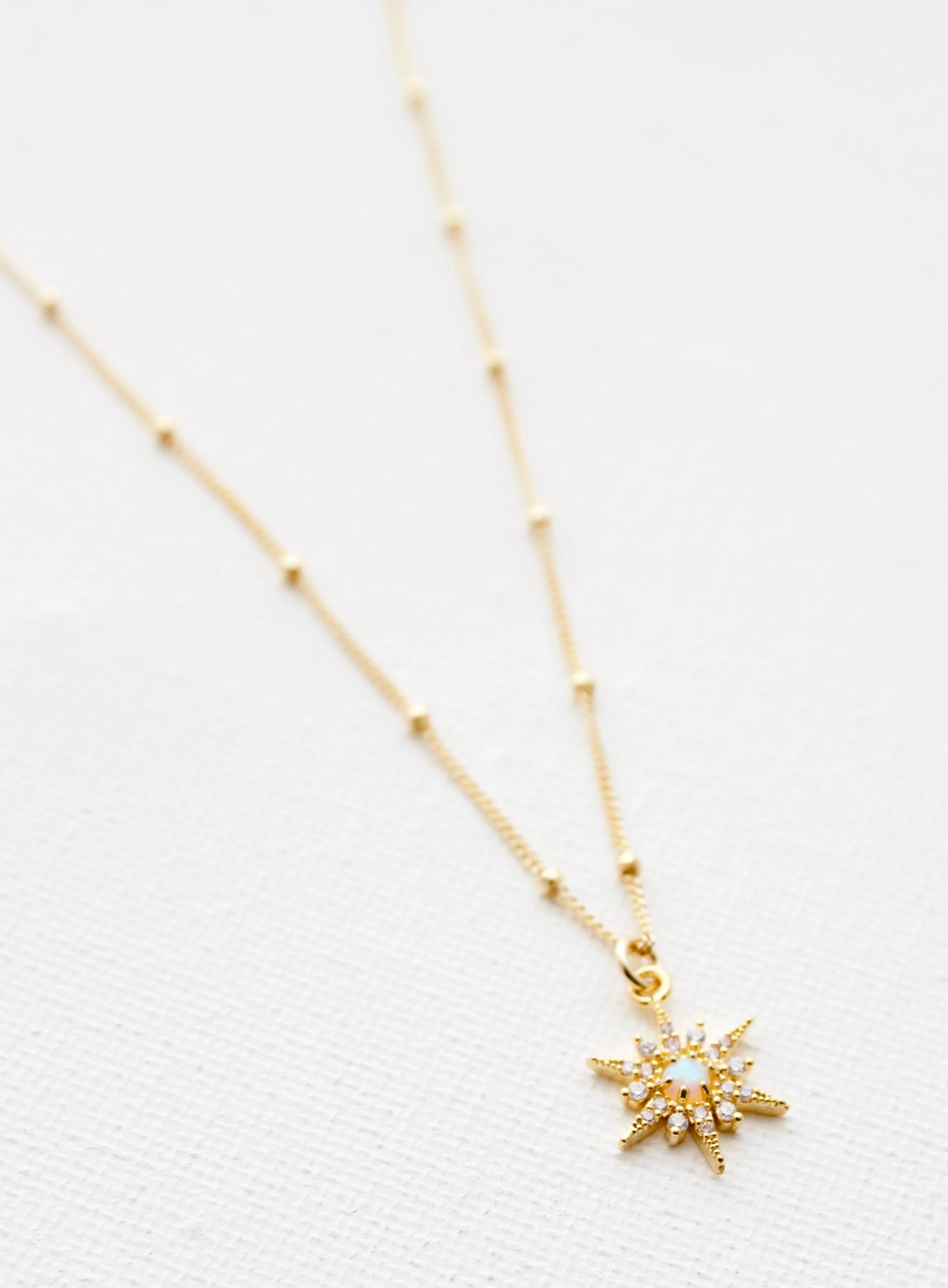 OPAL STARBURST NECKLACE | Katie Waltman Jewelry