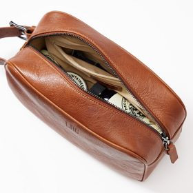 Carson Leather Travel Pouch | Mark and Graham