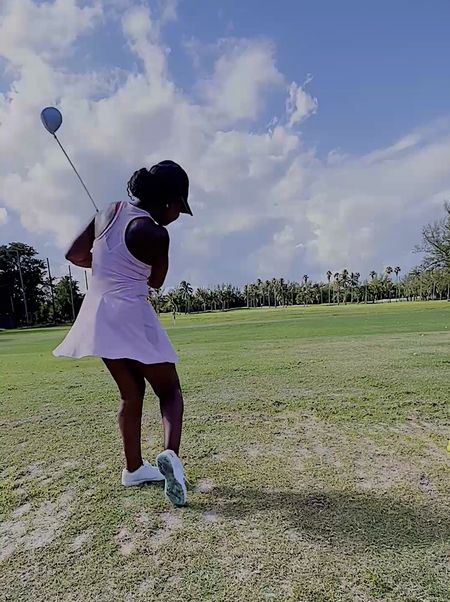 Tennis dresses work well as golf dresses too. This one is from Alala.

#golf

#LTKOver40 #LTKActive #LTKVideo