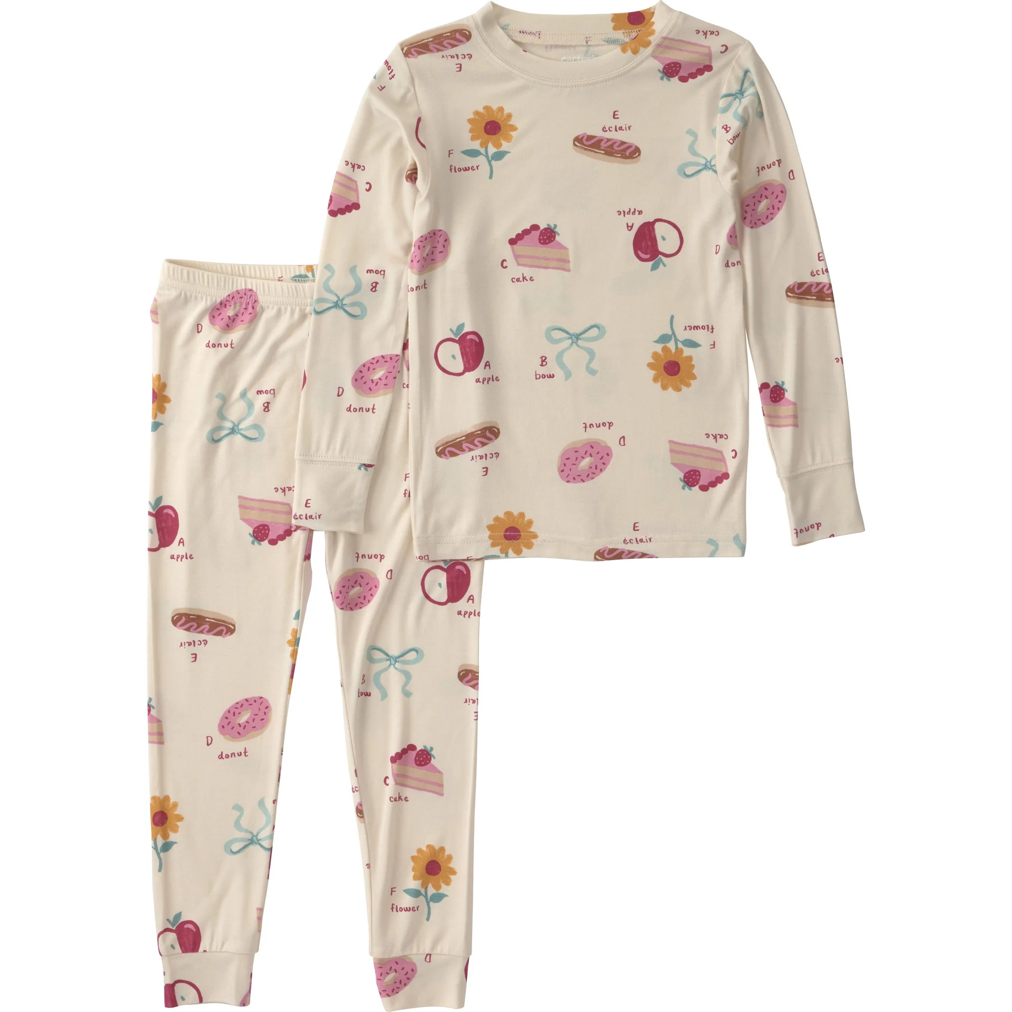 Carter's Child of Mine Toddler ComfySoft Pajama Set, 2-Piece, Sizes 12M-5t | Walmart (US)