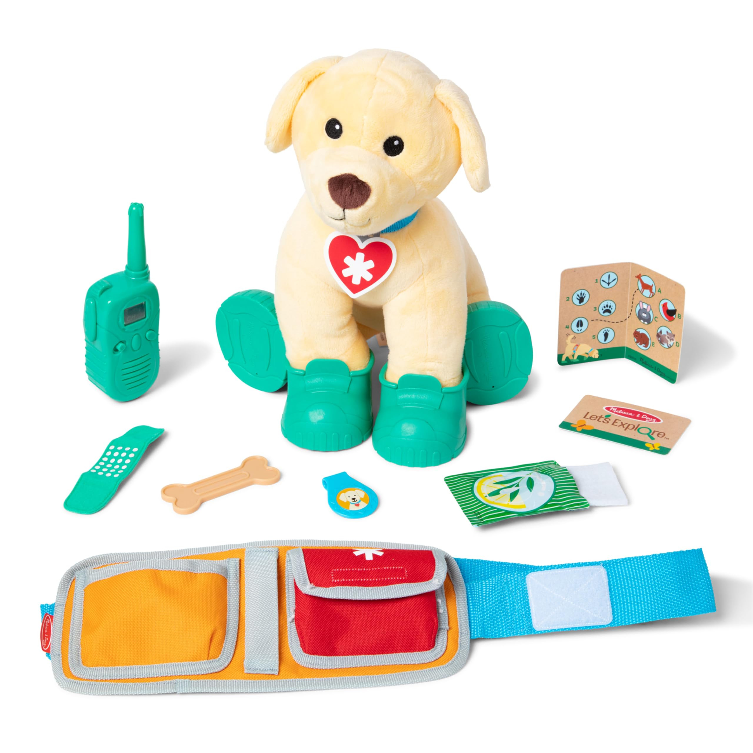 Melissa & Doug Let’s Explore™ Ranger Dog Plush with Search and Rescue Gear Search and Rescue ... | Amazon (US)