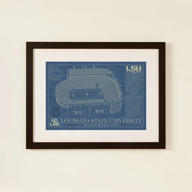 College Football Stadium Blueprints | UncommonGoods