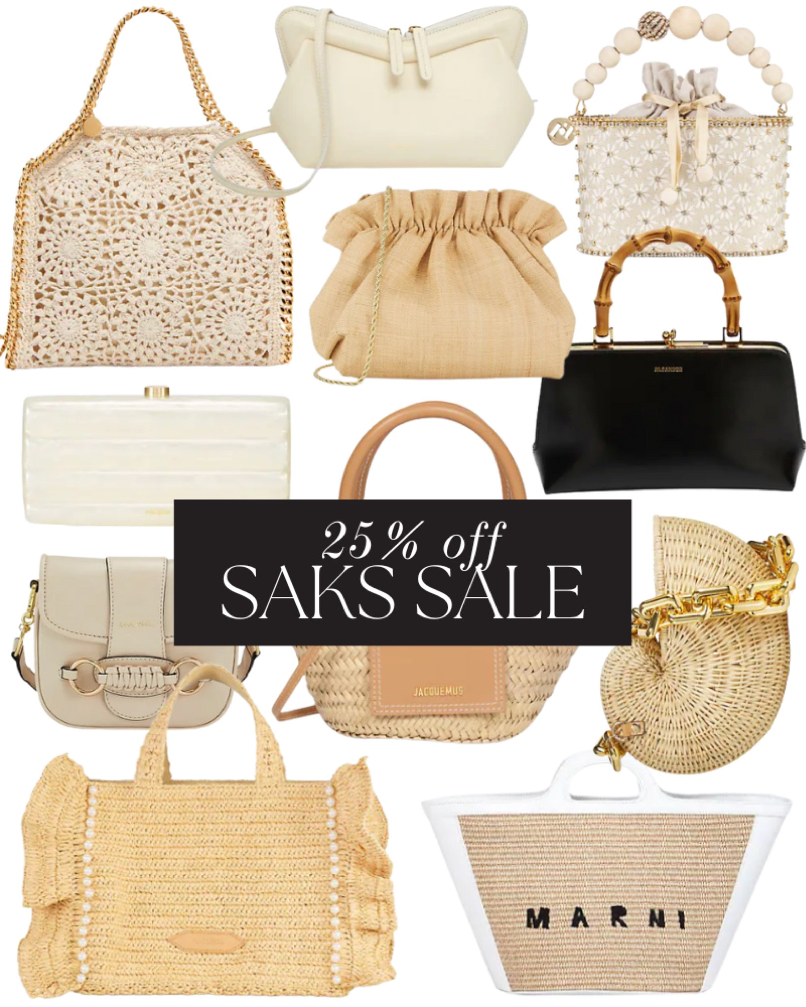 Our favorite handbags included in the Saks Friends & Family sale! ENJOY 25% OFF UNTIL MONDAY 👜 

#LTKitbag #LTKsalealert