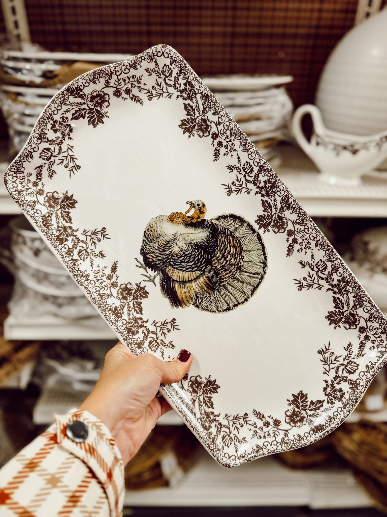 Turkey platter. @Michaels

#LTKHome #LTKSeasonal