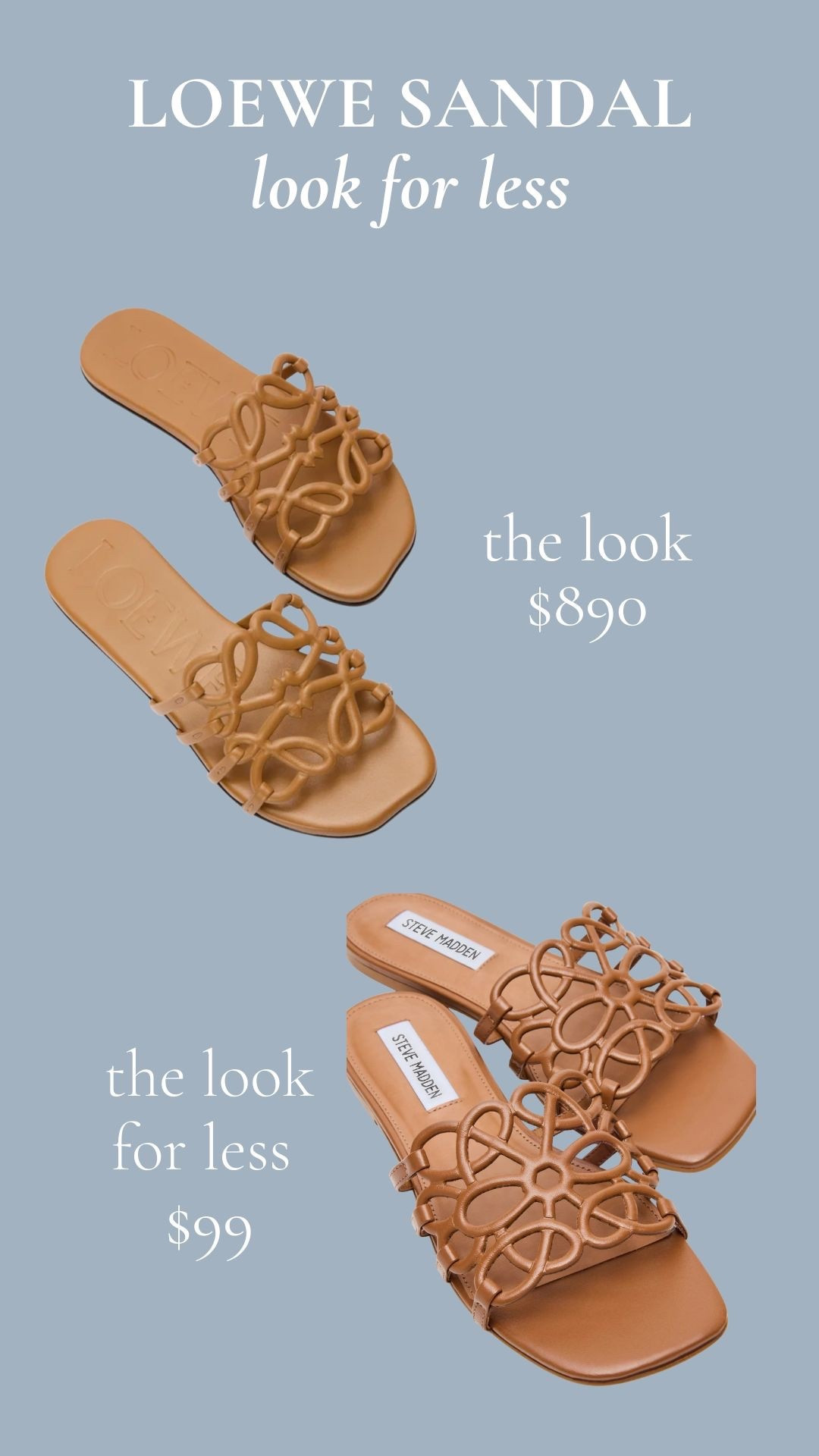 These Loewe Petal Anagram Slides are wearable art—soft calfskin, hand-stitched, and effortlessly chic. I’ve found look-for-less options that capture the same timeless style for a fraction of the price.

#LTKShoeCrush #LTKStyleTip #LTKFindsUnder100