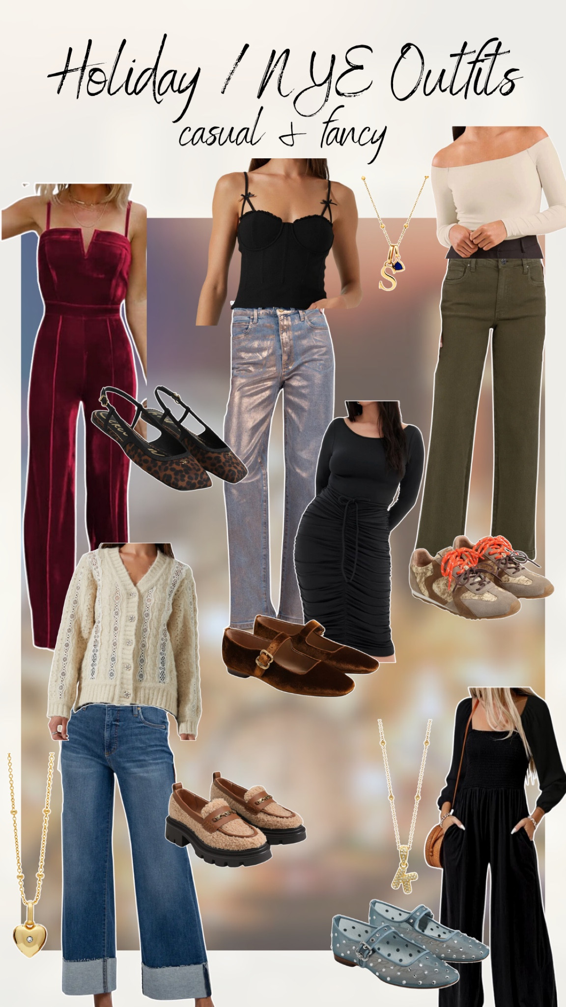 Loving these outfits and vibes for the holiday season and NYE. Some fancy options and some causal ones.  

#LTKParties #LTKSeasonal #LTKHoliday