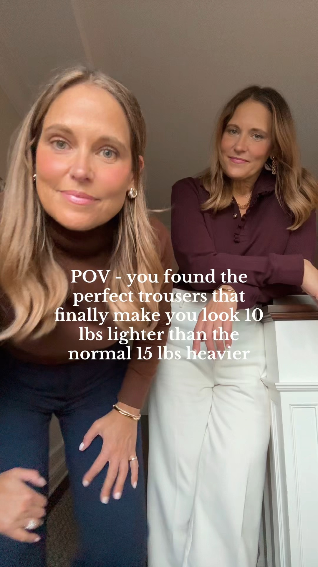 Allow us to explain:

1. designed with a flattering fit and tailored silhouette that visually elongates and slims your legs, helping you look 10 pounds lighter. 
2. The high-rise waist smooths and defines.
3. the streamlined cut creates a sleek, polished look.

Talbots is known for their beautifully tailored clothing!

To Shop click the link in our bio to LTK!

Follow my shop @Tandttwintalk on the @shop.LTK app to shop this post and get my exclusive app-only content!

Direct url to our LTK >> https://www.shopltk.com/explore/Tandttwintalk

Don’t forget to follow us @tandttwintalk

#over50style #over40style #over30style #over60style #fashion #ootd #classicstyle #whattowear #howtostyle #midsizestyle #preppystyle #classicstyle #fashionfinds #talbotspartner

#LTKStyleTip #LTKOver40 #LTKMidsize