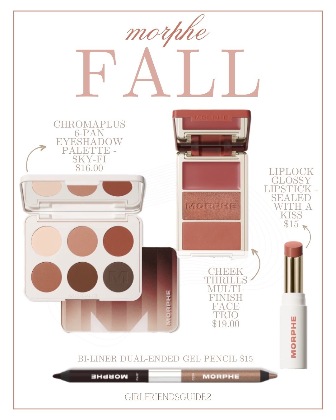 Time for a fall reset with Morphe eyeshadow palettes, blush, eyeliner and lipstick.

#morphe #fall #eyeshadow #eyeliner #blush #lipstick

#LTKSeasonal #LTKBeauty