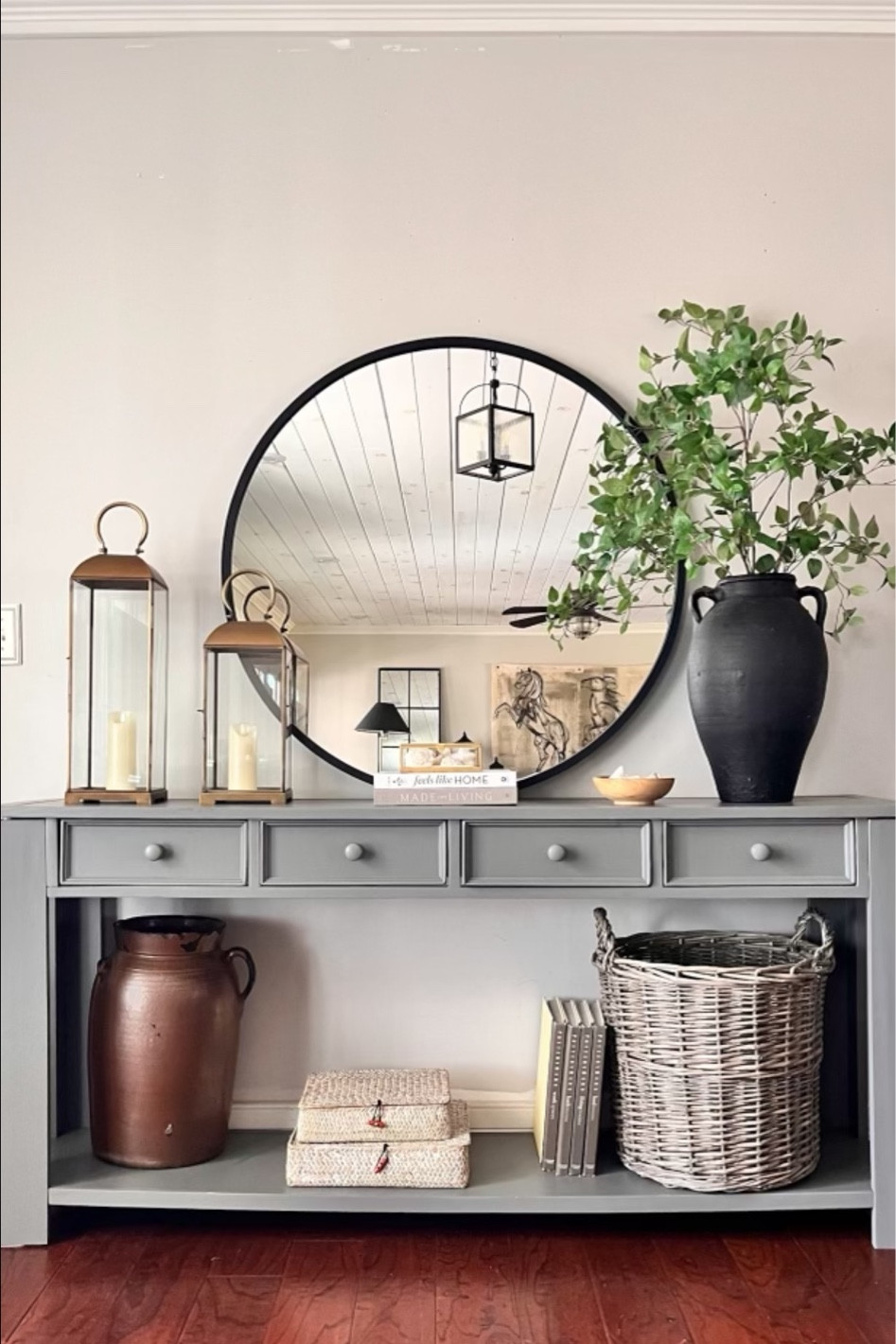 Spring console table decor! 

#LTKstyletip #LTKSeasonal #LTKhome