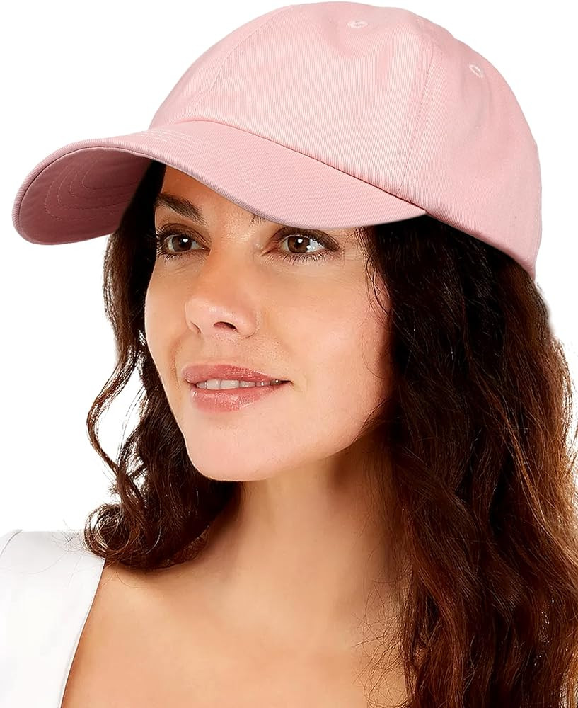 Womens Satin Lined Unstructured Baseball Cap Unisex Silk Lining Washed Cotton Adjustable Vintage ... | Amazon (US)