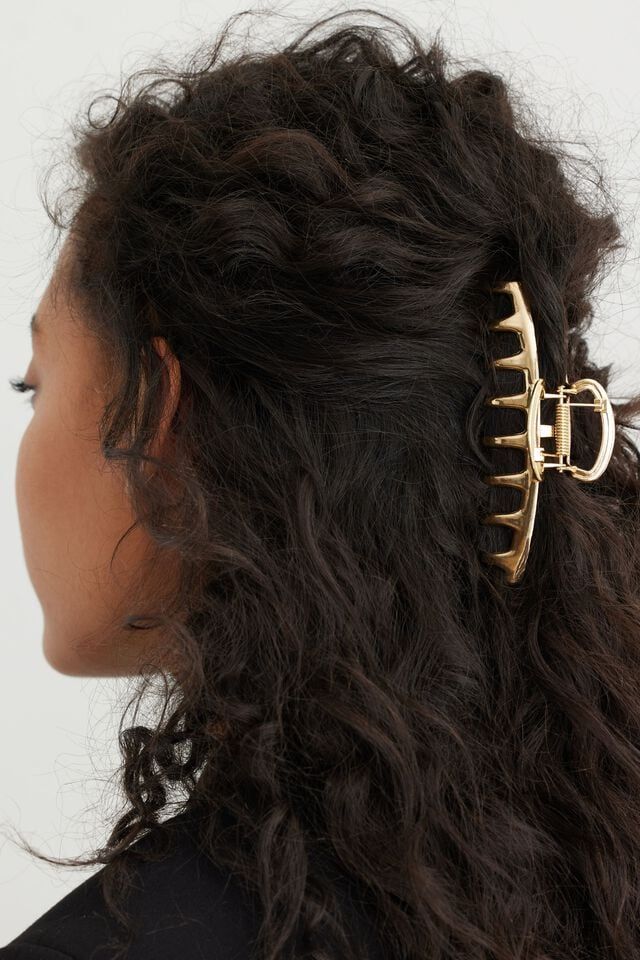 Large Metal Rounded Hair Clip | Dynamite Clothing