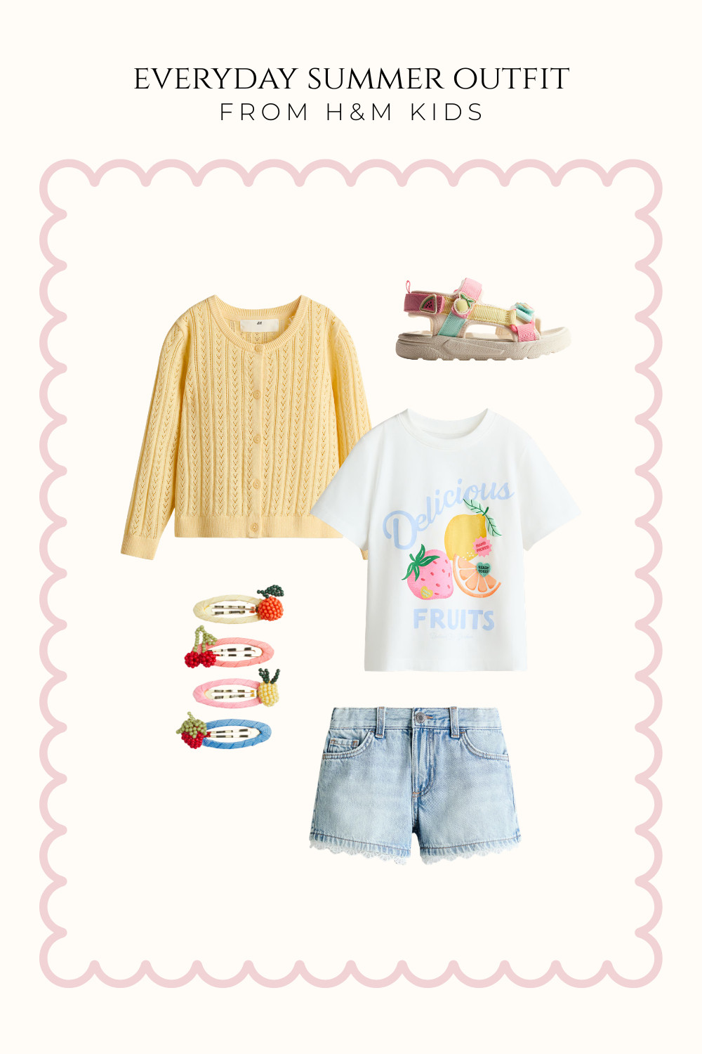 Simple shorts outfit ideas for little girls featuring cute and practical H&M summer pieces perfect for active everyday wear. 

 #LTKsummer #LTKkids