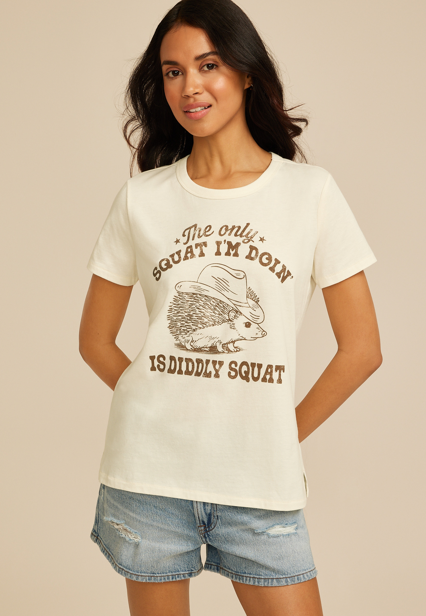 Diddly Squat Hedgehog Classic Fit Graphic Tee | maurices | Maurices