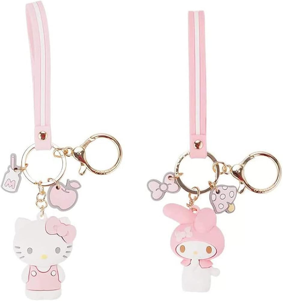 Mtoye Cute Kawaii Accessories Anime Keychain Adorable Keychain Keyring Key Purse Handbag Car Char... | Amazon (US)