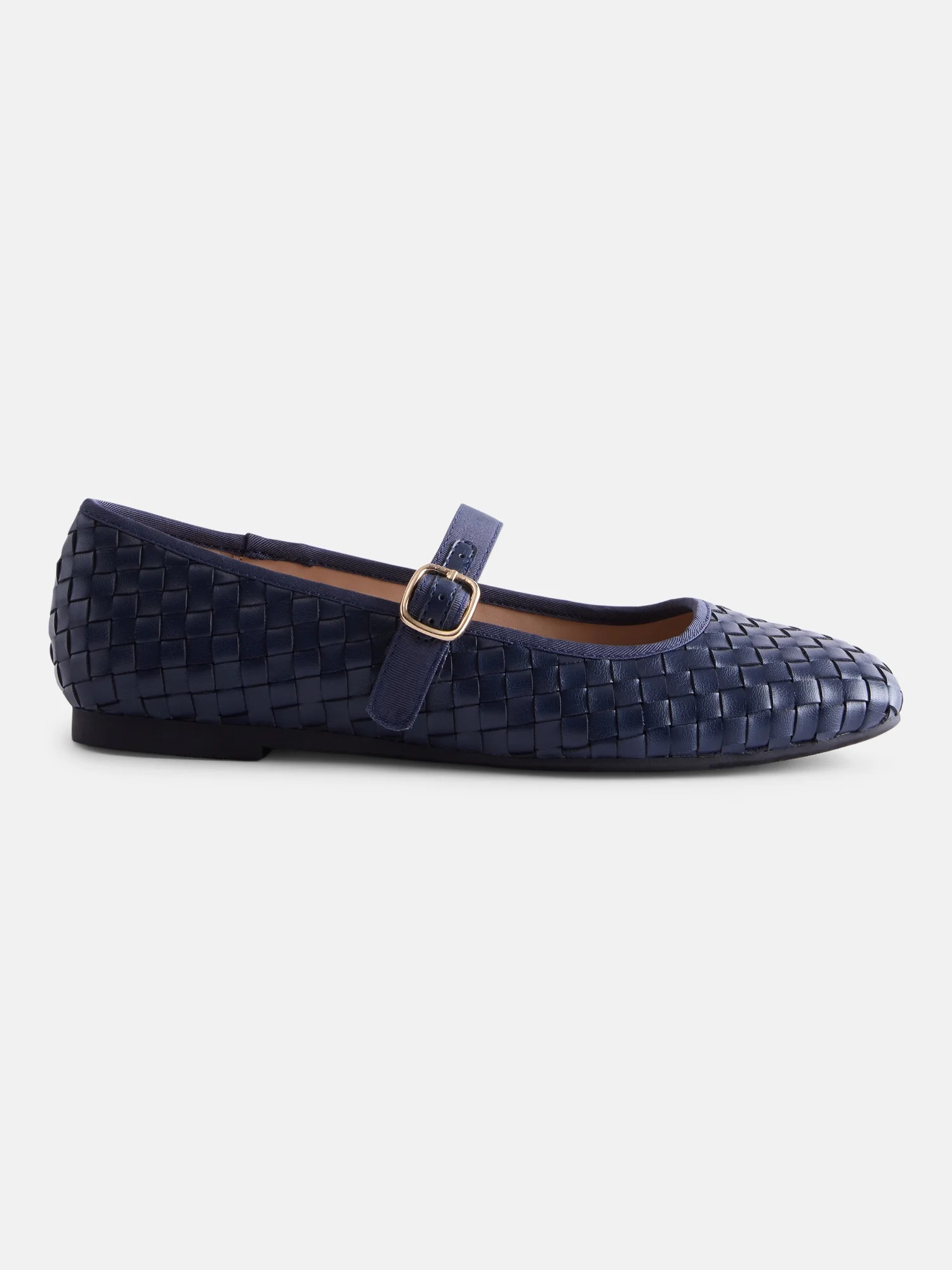 Scenario Women's Woven Mary Jane Flats - Walmart.com | Walmart (US)