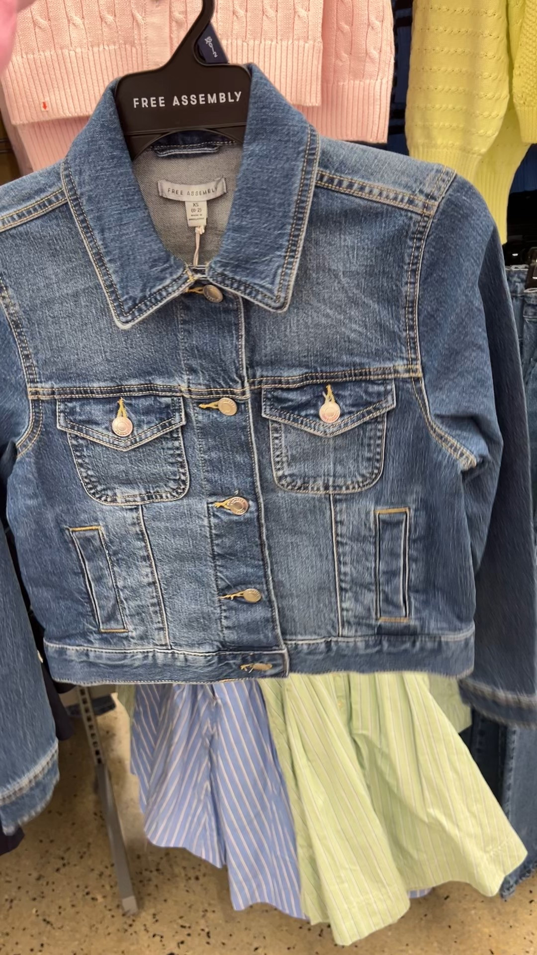  New denim jacket at Walmart, classic fit. Quality is impressive! #walmartfashion 

#LTKOver40