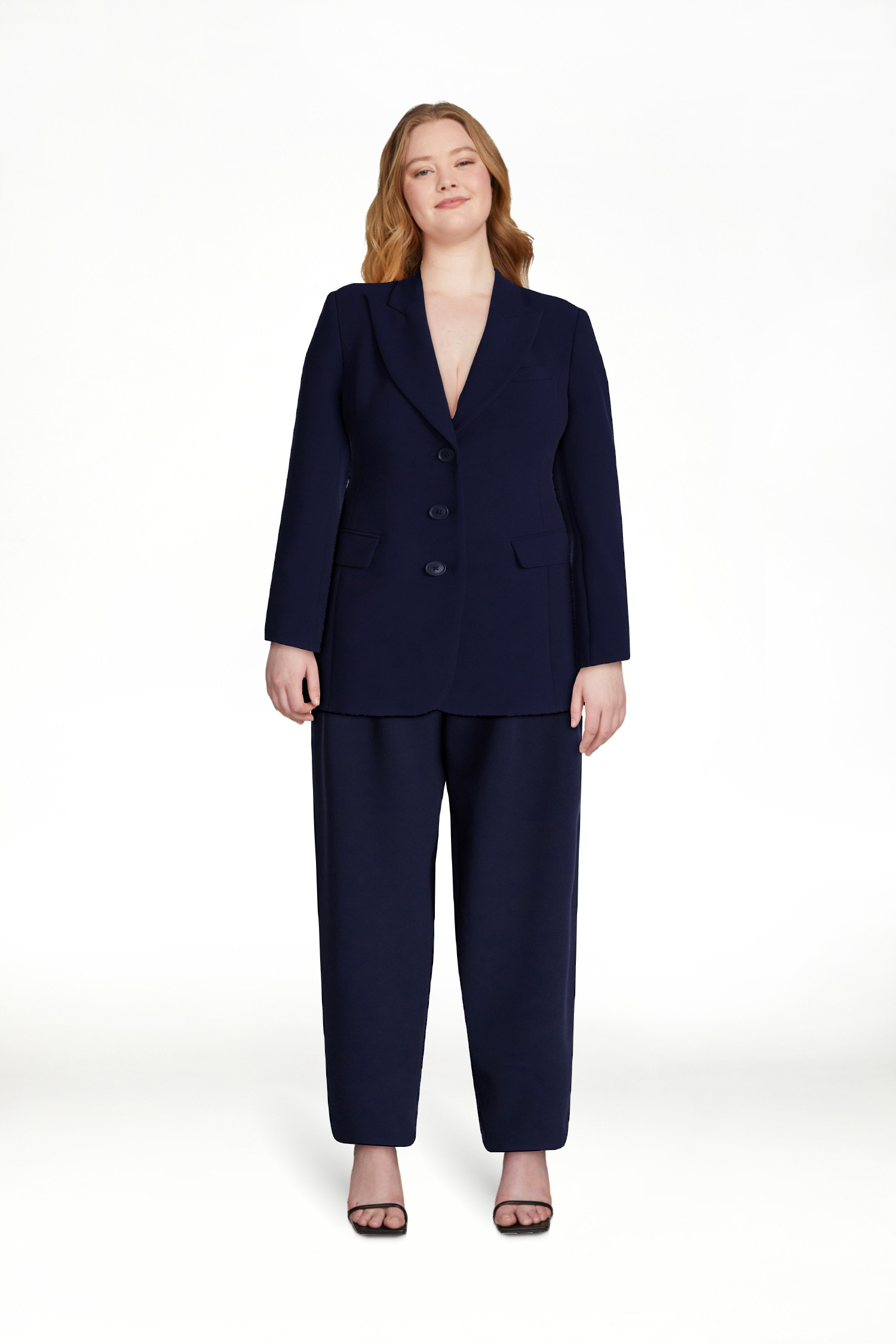 Devil Wears Prada Scoop Collection Women's and Women’s Plus Single Breasted Fitted Blazer, Size... | Walmart (US)