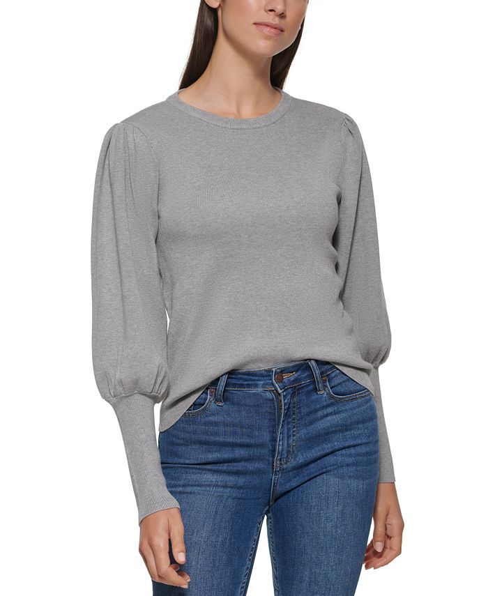 Volume Sleeve Sweater | Macys (US)