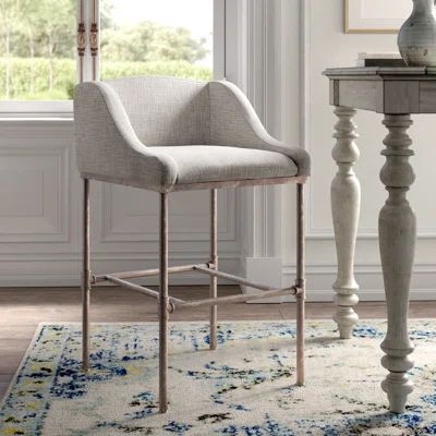Bastion Counter & Bar Stool Kelly Clarkson Home Seat Height: Counter Stool (26" Seat Height), Uphols | Wayfair North America