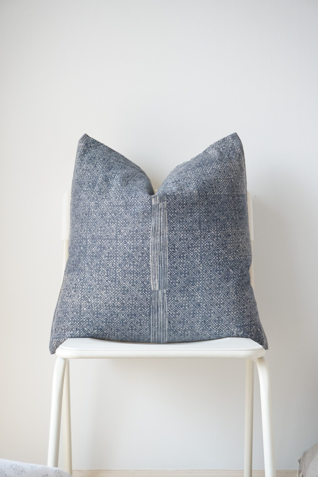 Hmong Batik gray Indigo Pillow Cover | Etsy (US)