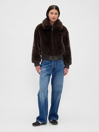 Faux Fur Bomber Jacket | Gap (US)