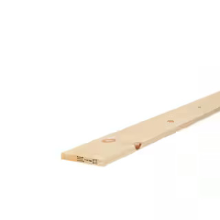 1 in. x 6 in. x 8 ft. Premium Kiln-Dried Square Edge Whitewood Common Board 914770 - The Home Dep... | The Home Depot