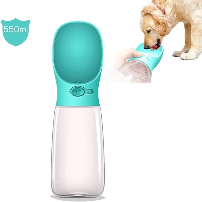 MalsiPree Dog Water Bottle, Leak Proof Portable Puppy Water Dispenser with Drinking Feeder for Pe... | Amazon (US)