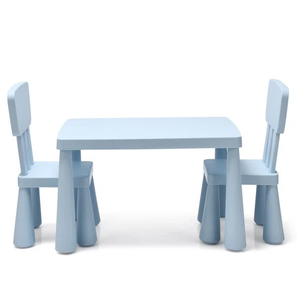 Rocha Kids 3 Piece Rectangular Play / Activity Table and Chair Set | Wayfair North America