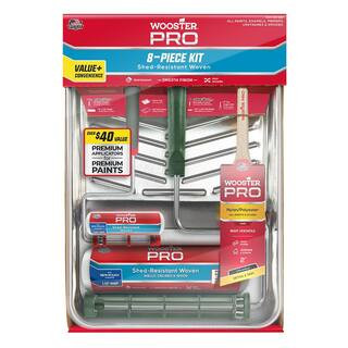 Wooster 8-Piece Pro Roller Tray Set 0HR3600090 - The Home Depot | The Home Depot