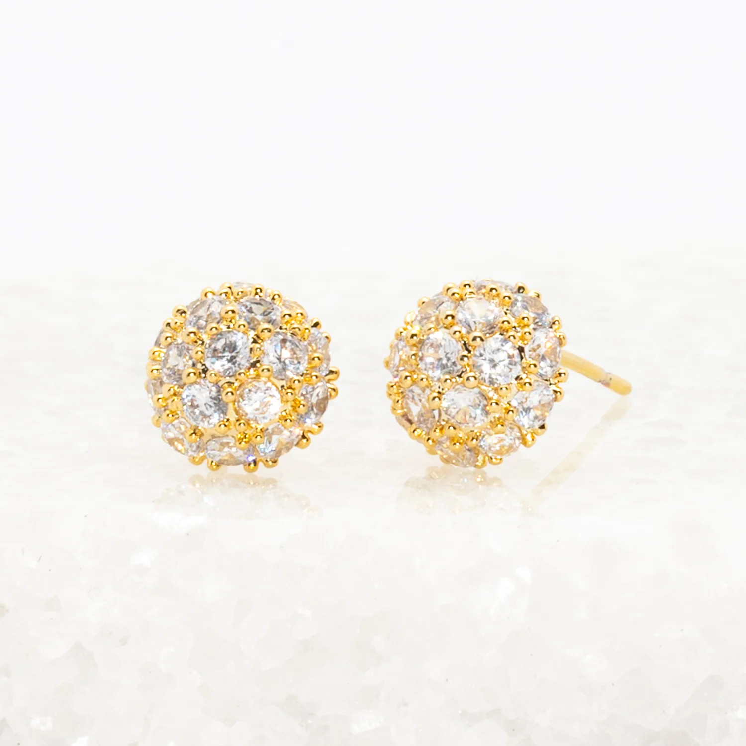 Lustre Bloom Studs in Gold | Starfish Project