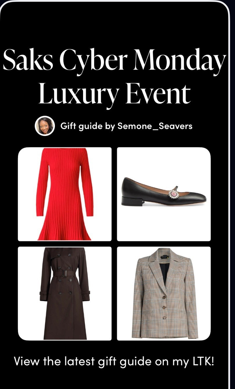 Cyber Monday may be over, but these Saks finds are still worth every bit of luxury 🤍✨ #saksfifthavenue #saksstyle #saksfinds #luxuryfashion #luxurystyle #luxuryfinds #quietluxury #oldmoneyvibes #elevatedstyle #timelesswardrobe

#LTKHoliday #LTKGiftGuide #LTKMidsize