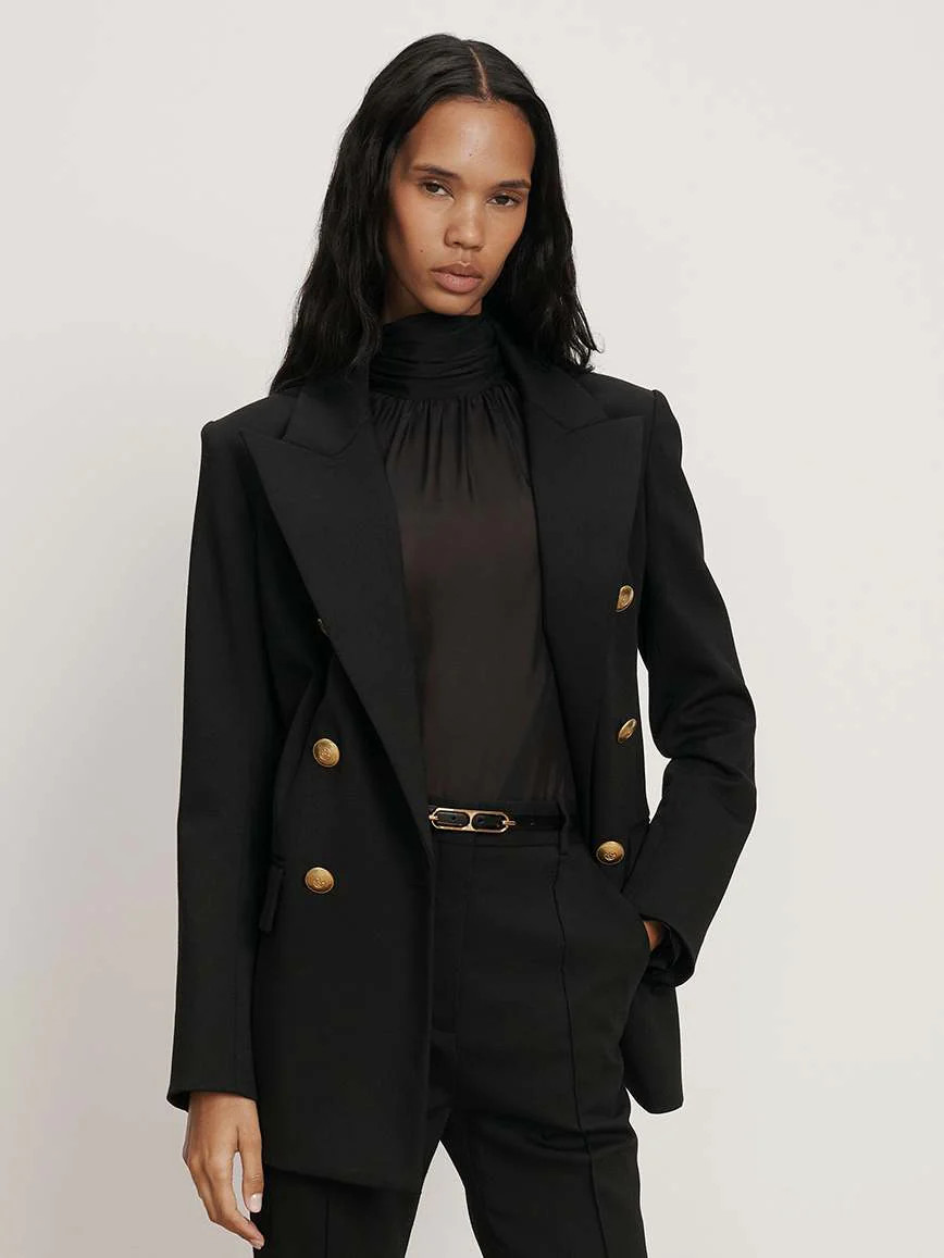 Rhys Wool Dickey Jacket | Veronica Beard