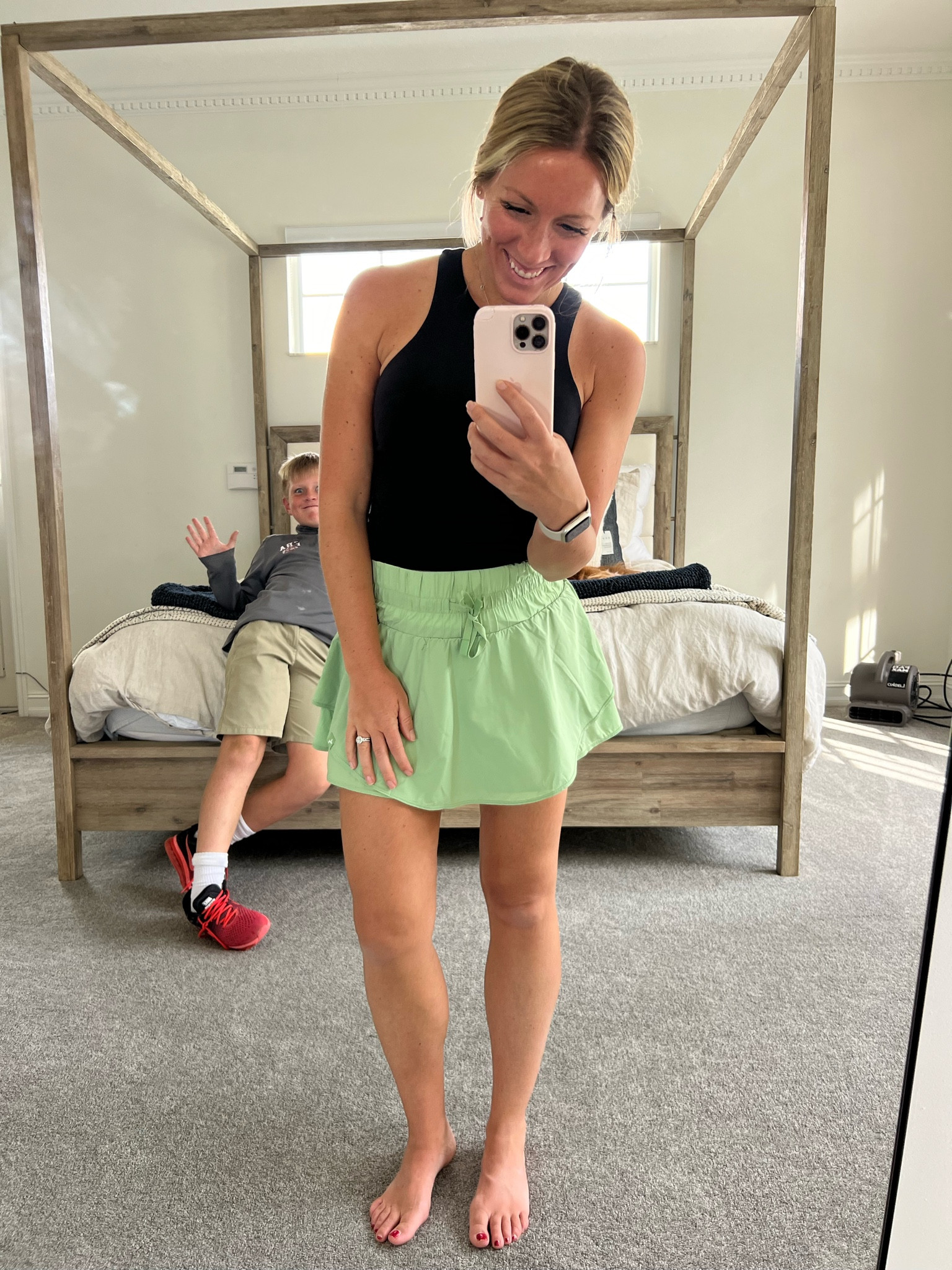 Real life haha - Case wanted to be in my “fashion show” as he called it. 

I’m on the hunt for comfy athleisure to wear around the house and this fit I found at Target the other day is right up my alley. 

#LTKfamily #LTKfitness #LTKworkwear