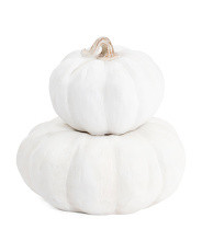 Set Of 2 Outdoor Safe Stacked Pumpkins | TJ Maxx