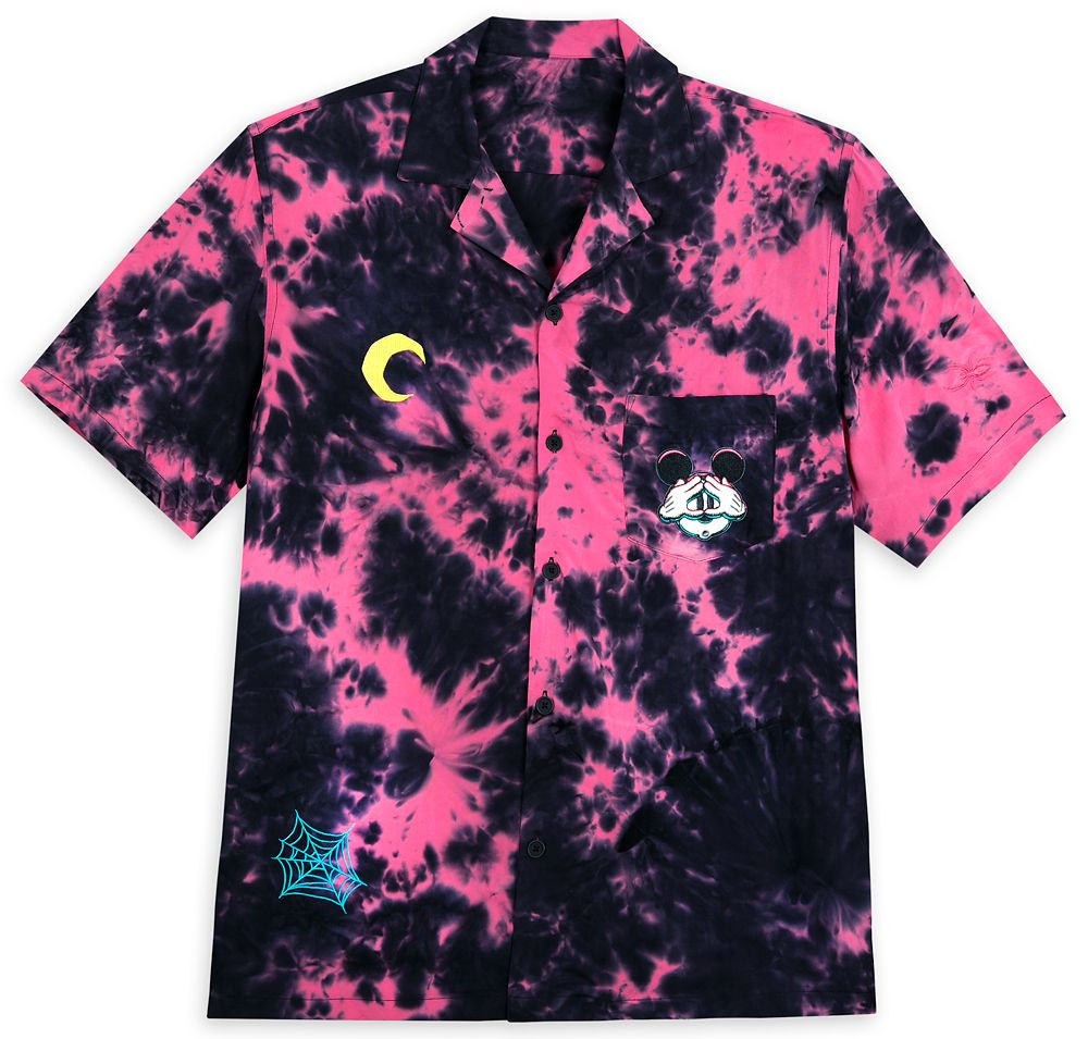 Mickey Mouse Halloween Tie-Dye Woven Shirt for Adults | Disney Store