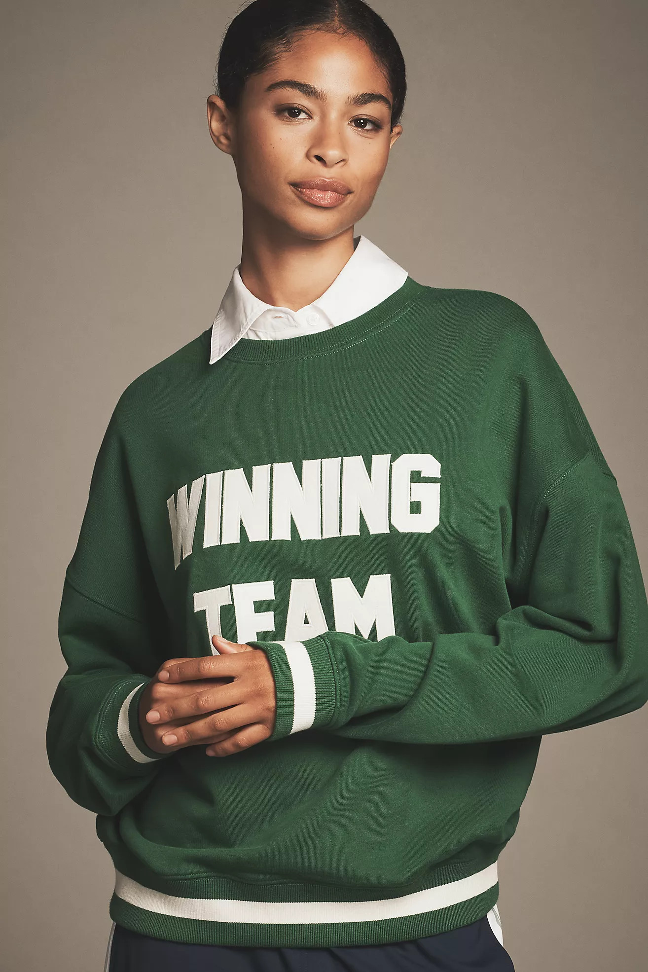 Beach Riot x Anthropologie Cotton Pullover Sweatshirt | Anthropologie (US)