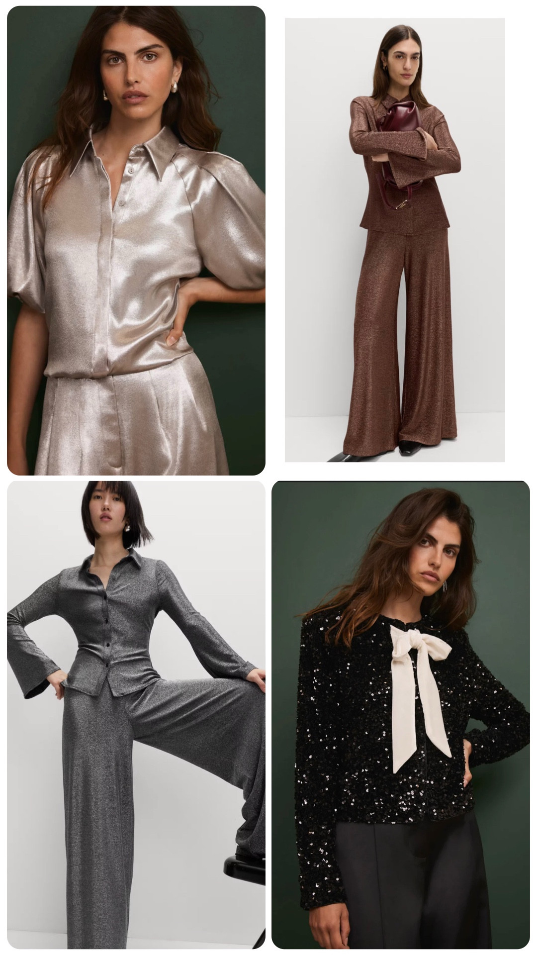 I love this sparkly set from MARKS AND SPENCER - it comes in grey and a brown mix.  I’ve also linked in some lovely separates for the party season!

#LTKstyletip #LTKwinter #LTKuk