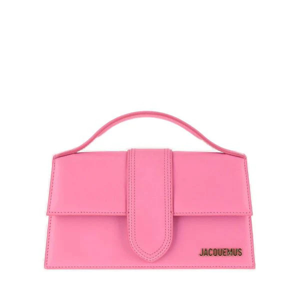 Jacquemus Women's Raffia Le Grand Bambino Bag in Pink & Purple | Size UNICA | 213BA0073060 Color 434 | LOZURI