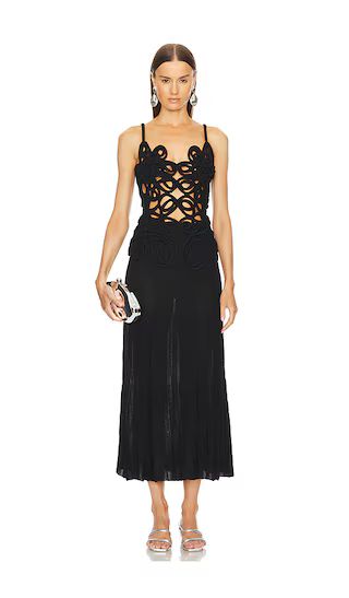 Nalda Knit Dress in Black | Revolve Clothing (Global)