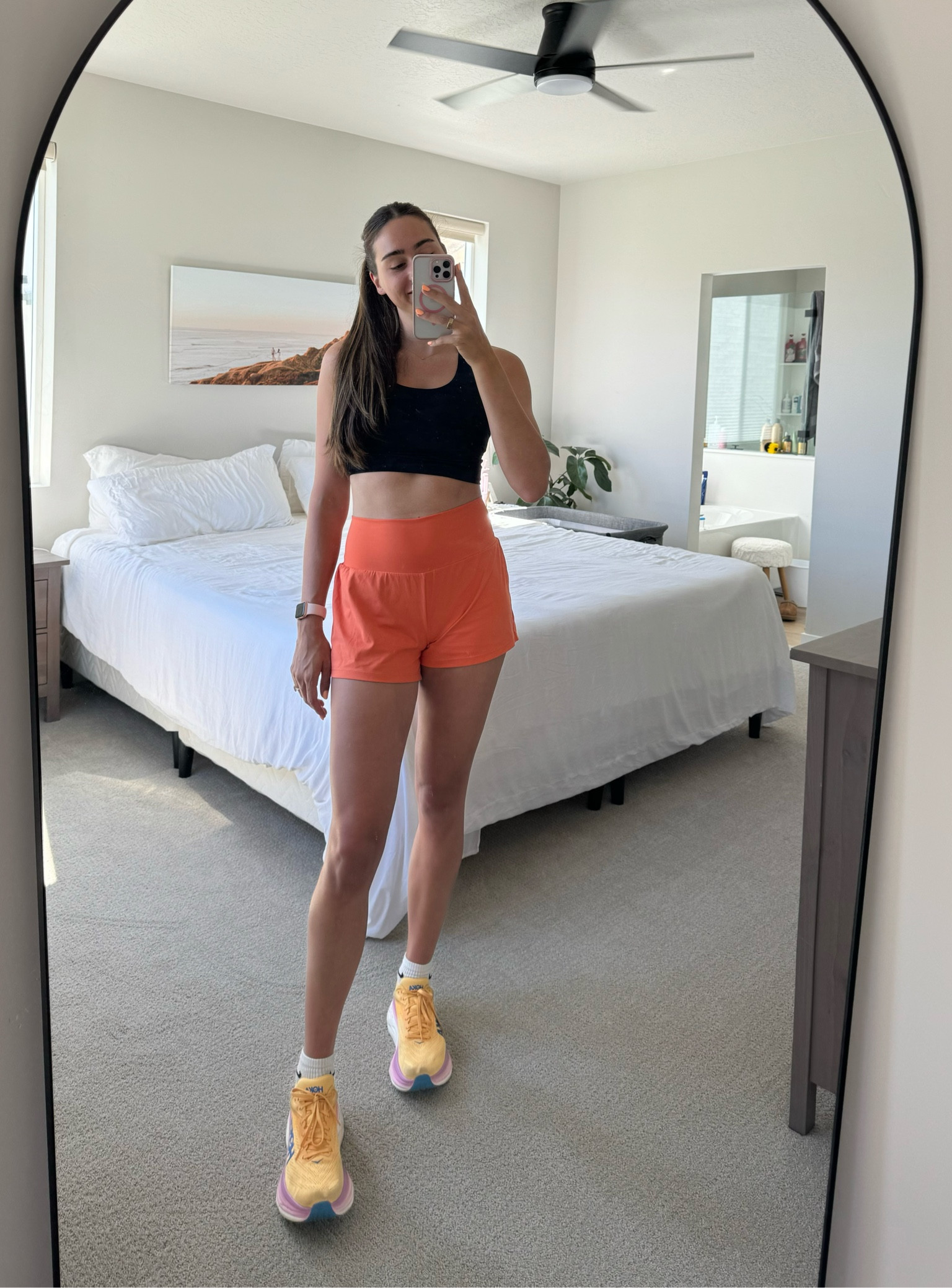 Halloween workout fit🧡 
Sports bra: size M
Shorts: size M

#LTKSeasonal #LTKActive