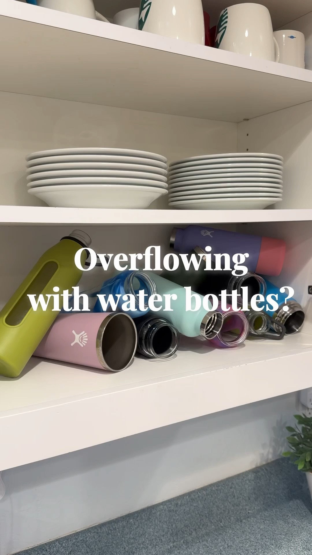 Overflowing with water bottles? This rack keeps them neat, organized, and easy to grab. Simple and so worth it. 🤍
 
🏠 I share real-life decor, home finds, and organization for spaces that are pretty, not perfect. 💫

#LTKHome