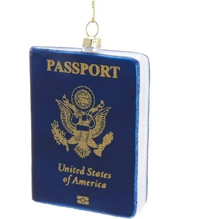Kurt Adler Glass US Passport Ornament | Walmart (US)