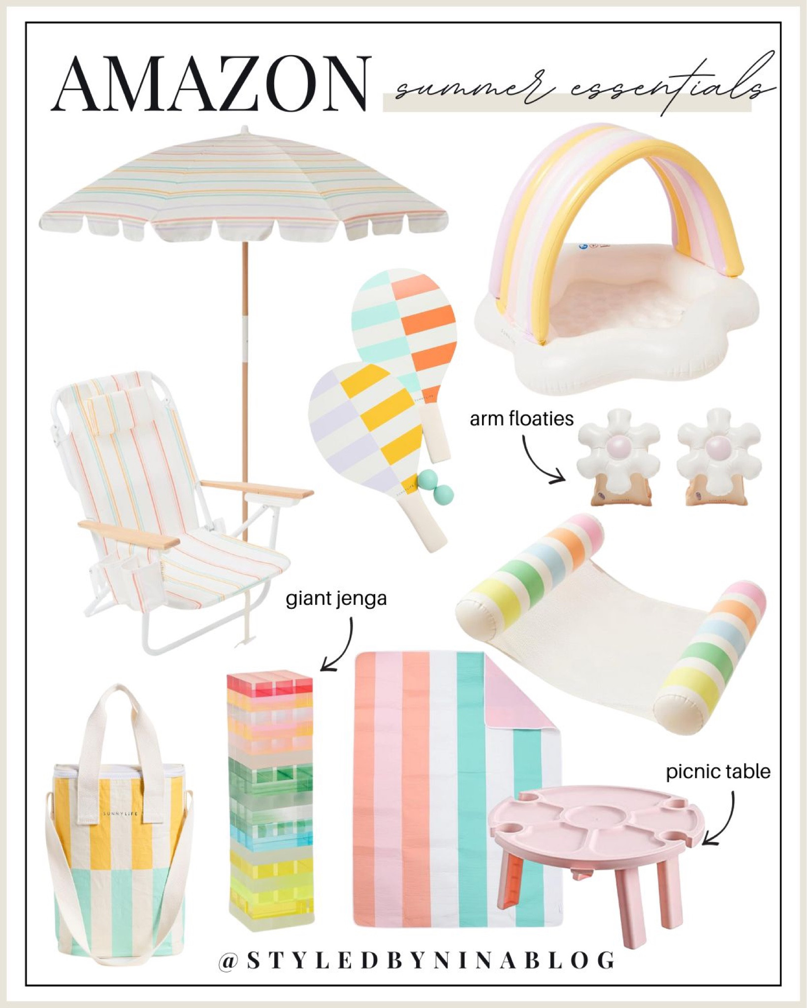 Amazon summer must haves - amazon pool furniture - amazon summer patio furniture - amazon coastal summer decor - modern coastal decor - lake house - beach house - pool toys - pool party - amazon home finds - grand millennial home decor - navy home decor - birthday party ideas - pool house - rainbow home - beach vacation - beach trip - picnic - amazon outdoor furniture and decor - patio decor - pickle ball - wild one birthday 


#LTKGiftGuide #LTKSwim #LTKKids
