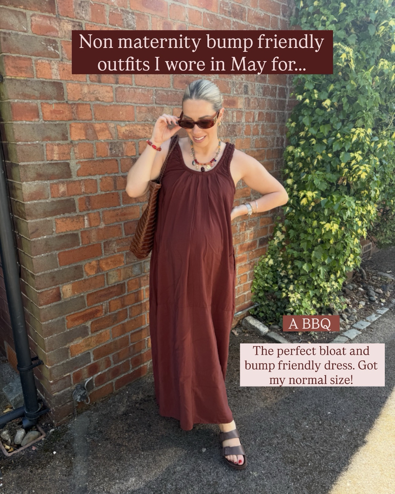 Outfits I wore in May during my third trimester… How mad was the weather in May though? Dresses one min, layers the next! Everything is non maternity but bump friendly 🫶🏻

#LTKsummer #LTKspring #LTKmaternity