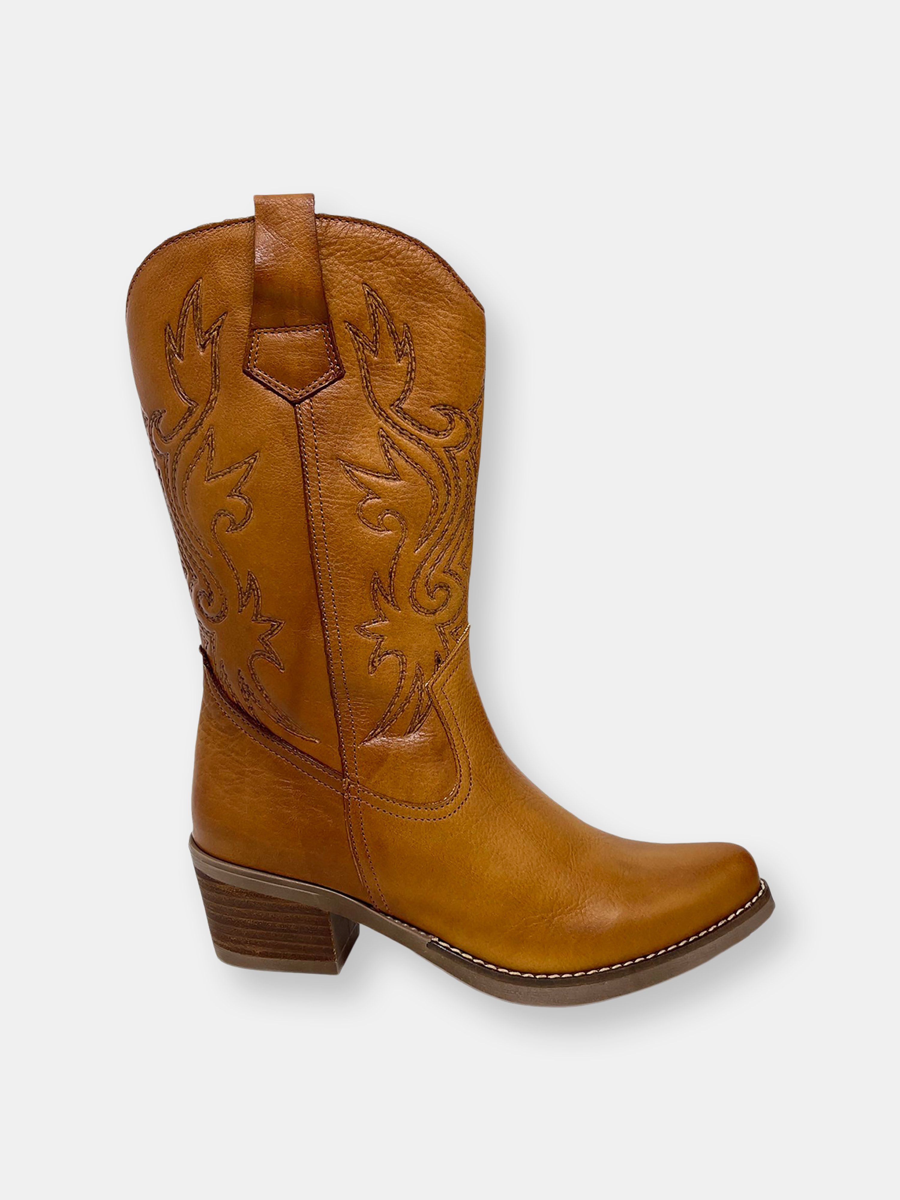 Tucson Leather Cowboy Boots - EU 38 - Also in: EU 37, EU 40, EU 39, EU 36 | Verishop