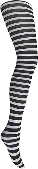 Mysasi London Ladies Striped Tights - Medium -Extra Large- Colours Available | Amazon (UK)