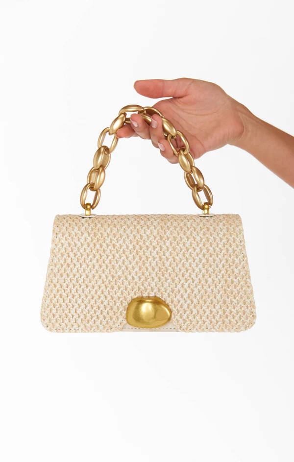 Agnes Woven Bag ~ Beige | Show Me Your Mumu