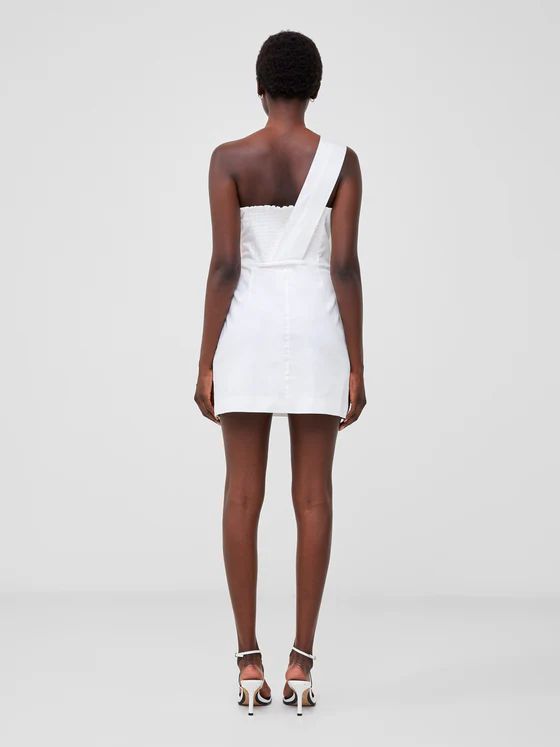 Florida One Shoulder Bow Mini Dress | French Connection (US)